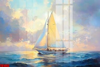 Download file gốc File thuận buồm xuôi gió TB1092 (in lụa) nghệ thuật