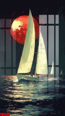 File tranh File thuận buồm xuôi gió TB1110 (ảnh gốc) in trần xuyên sáng