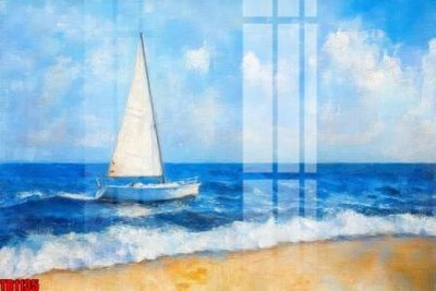 File tranh File thuận buồm xuôi gió TB1135 (bản gốc) treo phòng ăn