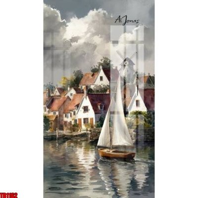 File gốc File thuận buồm xuôi gió TB1162 (in lụa) tranh mã đáo