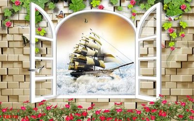 File tranh File thuận buồm xuôi gió TB170 (gốc) in vải canvas