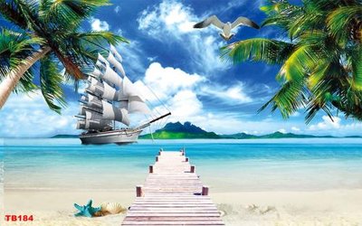 File tranh trang trí File thuận buồm xuôi gió TB184 (file gốc)