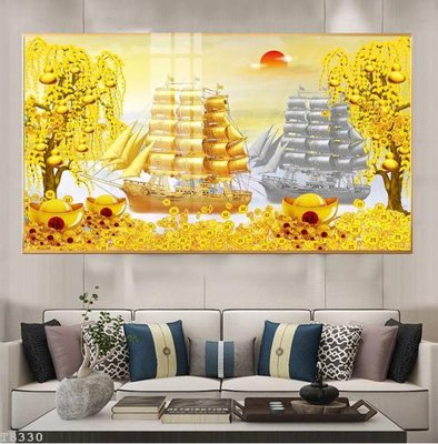 File tranh File thuận buồm xuôi gió TB330 (ảnh gốc) in trần xuyên sáng