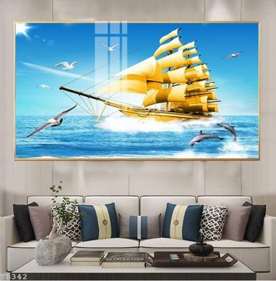 Chi tiết file tranh tráng gương File thuận buồm xuôi gió TB342 (ảnh gốc)