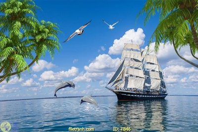 Tải file File thuận buồm xuôi gió TB46 (gốc) làm tranh treo tường