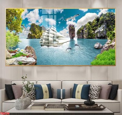 File tranh File thuận buồm xuôi gió TB534 (file gốc) chuẩn màu in