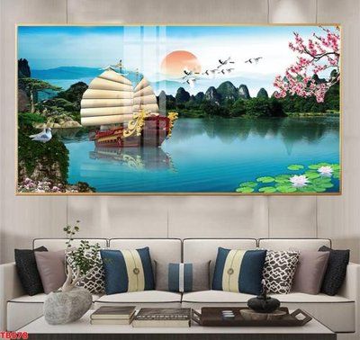 File gốc File thuận buồm xuôi gió TB578 (in tráng gương) ốp tường