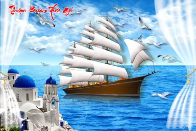 File gốc File thuận buồm xuôi gió TB6020 (in lụa) chi tiết cao