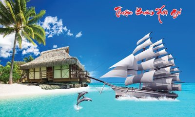 File in trần File thuận buồm xuôi gió TB6021 (bản gốc) phong cảnh