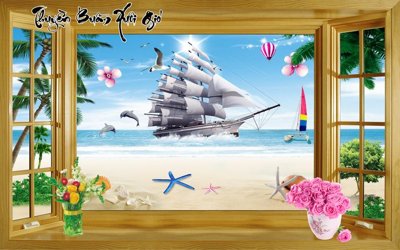 File ảnh File thuận buồm xuôi gió TB6088 (gốc) in standee