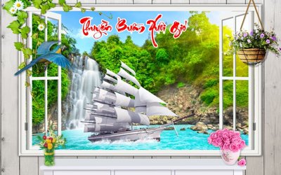File gốc File thuận buồm xuôi gió TB6095 (trang trí) phòng ngủ