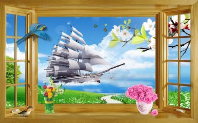 File tranh File thuận buồm xuôi gió TB6101 (gốc) phong cách tối giản