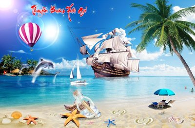 File tranh in mica File thuận buồm xuôi gió TB6137 (độ phân giải cao)