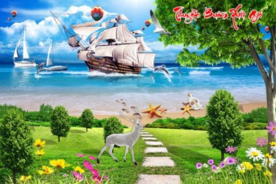 Tải file File thuận buồm xuôi gió TB6146 (gốc) in tranh tráng gương