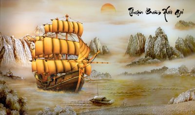 Tải file File thuận buồm xuôi gió TB6151 (PSD) cho in tranh kính