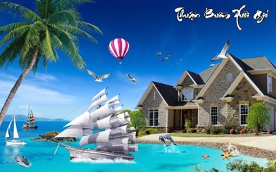 File gốc File thuận buồm xuôi gió TB6163 (in 3D) nghệ thuật