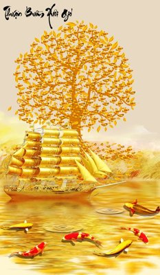 File PSD File thuận buồm xuôi gió TB6204 (gốc) cho in quảng cáo