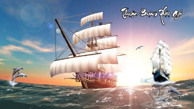 Download file gốc File thuận buồm xuôi gió TB6206 (in lụa) nghệ thuật