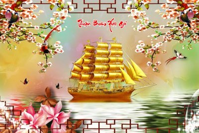 File ảnh File thuận buồm xuôi gió TB6239 (gốc) dùng in Pano