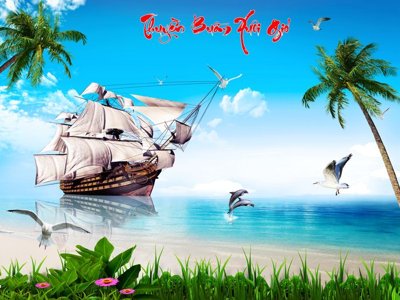 File gốc File thuận buồm xuôi gió TB6265 (in lụa) tranh mã đáo