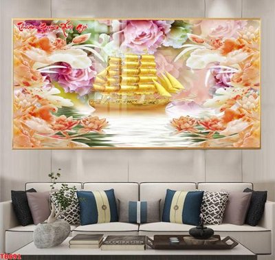 File gốc File thuận buồm xuôi gió TB691 (in lụa) hoa văn cổ điển