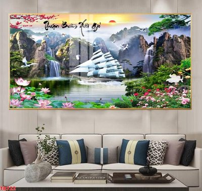 File ảnh File thuận buồm xuôi gió TB722 (gốc) dùng in Pano