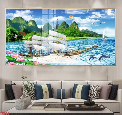 Tải file File thuận buồm xuôi gió TB737 (gốc) in tranh tráng gương