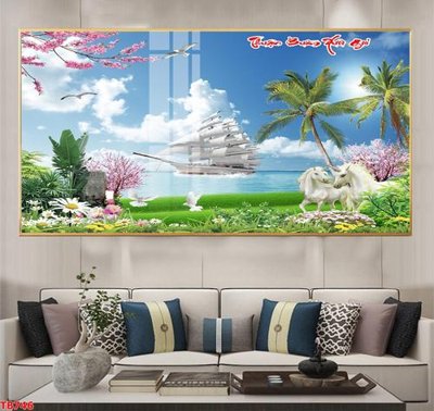 Tải file File thuận buồm xuôi gió TB746 (PSD) cho in tranh 3D