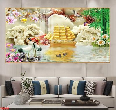 Ảnh gốc File thuận buồm xuôi gió TB849 (độ nét cao) in mica