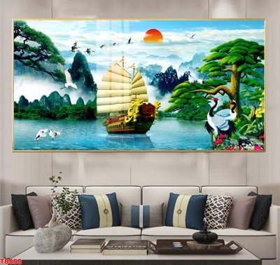File tranh File thuận buồm xuôi gió TB858 (ảnh gốc) độ nét vượt trội
