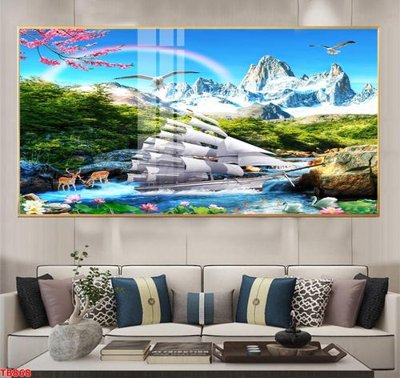 File tranh File thuận buồm xuôi gió TB868 (gốc) chủ đề thiên nhiên