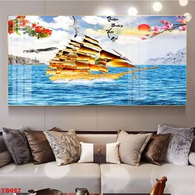 File tranh File thuận buồm xuôi gió TB927 (ảnh gốc) không bị mờ