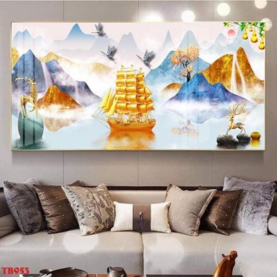 File tranh File thuận buồm xuôi gió TB953 (bản gốc) treo phòng ăn