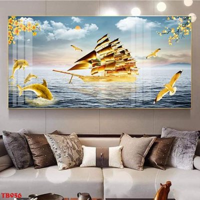 File tranh in tráng gương File thuận buồm xuôi gió TB956 (siêu nét)
