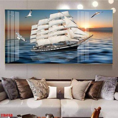 File tranh gốc File thuận buồm xuôi gió TB958 (bản quyền) độc đáo