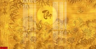 File tranh File tranh trúc chỉ phòng thờ TC1022 (gốc) phong cách tối giản