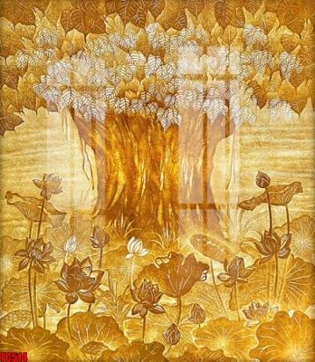 File tranh File tranh trúc chỉ TC514 (gốc) chủ đề thiên nhiên