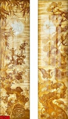 File gốc File tranh trúc chỉ TC530 (chuẩn màu) cho in offset