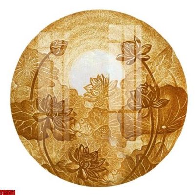 File in lụa File tranh trúc chỉ TC551 (phong cảnh) File tranh trúc chỉ TC551