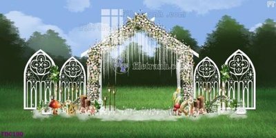 File gốc File banner phông tiệc đám cưới TDC100 (ảnh rõ nét) để in