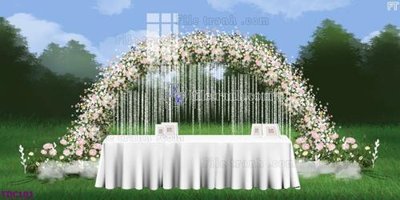 File in ấn chuyên nghiệp File banner phông tiệc đám cưới TDC101 (file gốc)