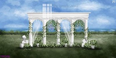 Hình ảnh file gốc File banner phông tiệc đám cưới TDC106 cho in UV