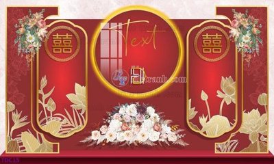 File gốc File banner phông tiệc đám cưới TDC15 (in ấn) màu sắc trung thực