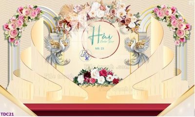 File tranh File banner phông tiệc đám cưới TDC21 (ảnh gốc) độc quyền