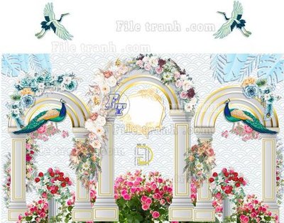 File gốc File banner phông tiệc đám cưới TDC24 (phong cách) tối giản