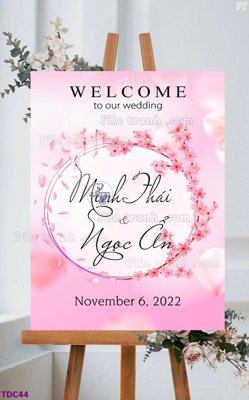 Tải file gốc File banner phông tiệc đám cưới TDC44 (in không vỡ ảnh)
