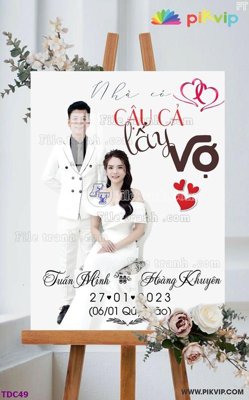 File gốc File banner phông tiệc đám cưới TDC49 (dành cho quảng cáo)