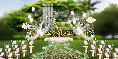 File ảnh File banner phông tiệc đám cưới TDC78 (gốc) cho trang trí nhà hàng