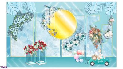 Download file File banner phông tiệc đám cưới TDC9 (gốc) cho xưởng in