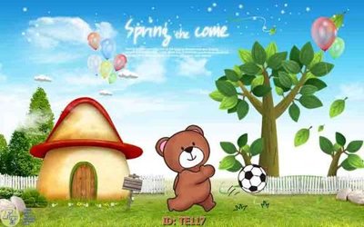 File tranh File tranh trẻ em TE117 (bản gốc) treo phòng ăn